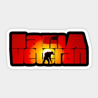 I am a Veteran Sticker